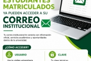 Comunicado - Estudiantes matriculados contaran con correo institucional